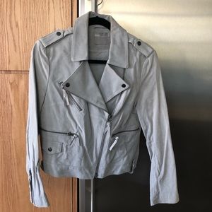 Leather light grey perfecto